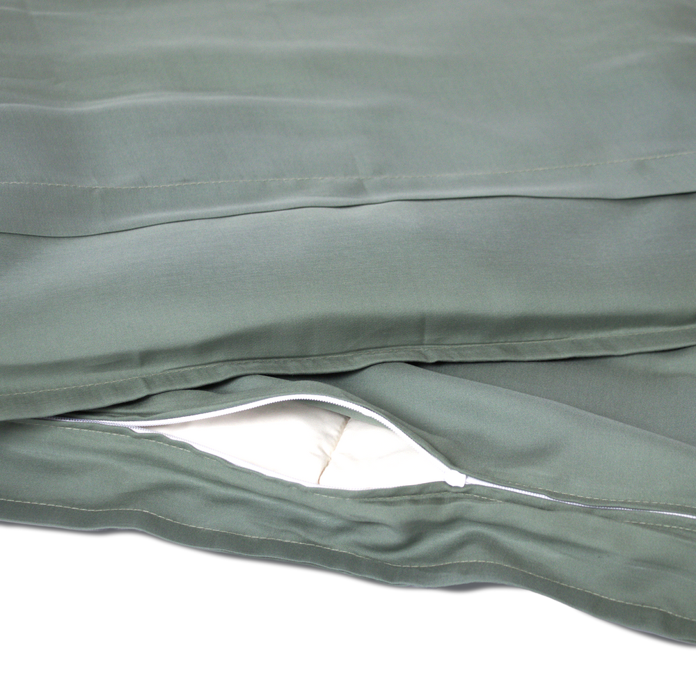 TENCEL™ sengetøj 70 x 100 cm - Forrest green
